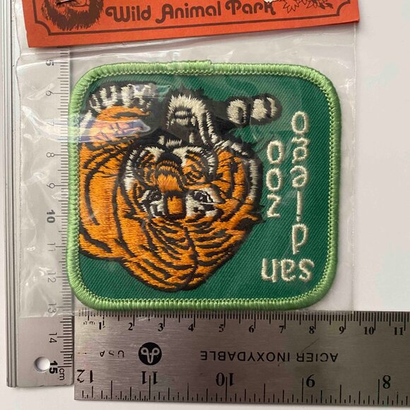 Vintage San Diego Zoo Patch Tiger - Picture 4 of 4